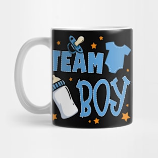 Team boy team boy Gender reveal tee Gender Party Giift For Boys Kids Mug